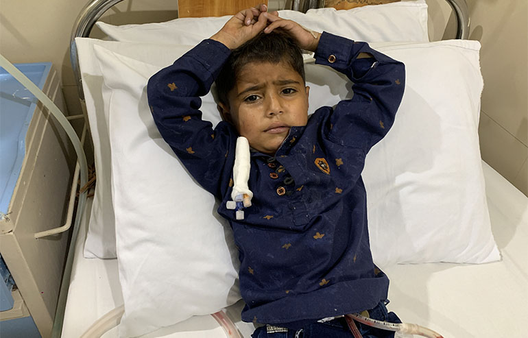 The Heart Surgery of Arham was Successful