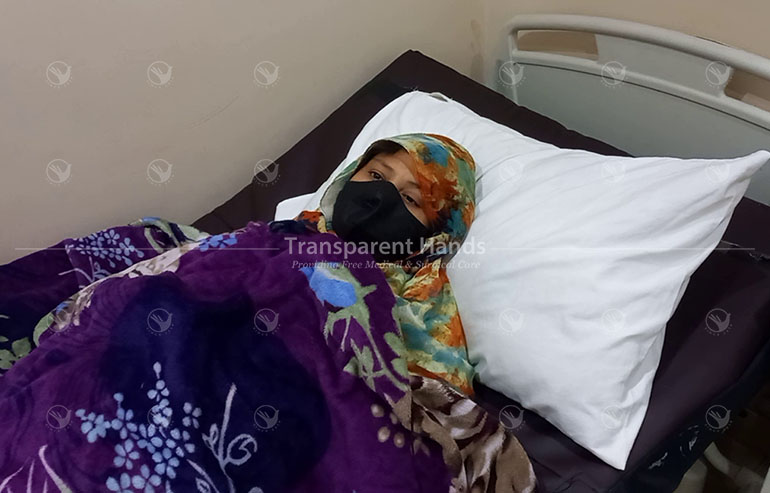 Asma Arif got relief from Gallstones - Transparent Hands